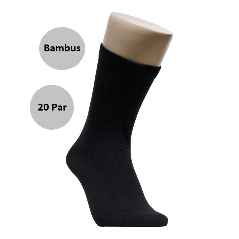 Se 20 par - Bambus sokker 36-40 hos Socks4less.dk