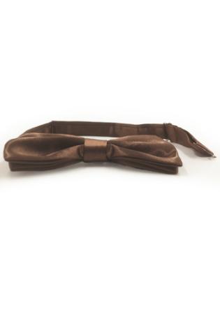 Brun butterfly siden