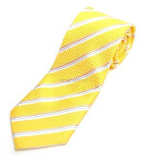 Gult slips med striber