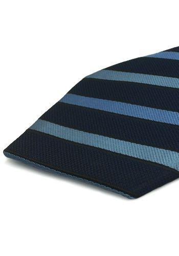 Flot Blåt slips med blå striber