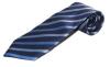 Blåt business slips med striber