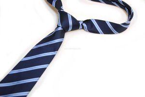 Blå business slips