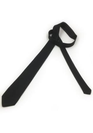 Billig Sort Slips med striber