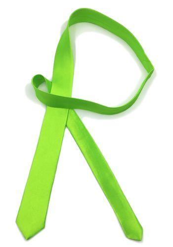 Neon Grønt Kvalitets Slips