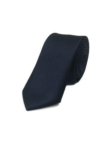 Mørkt blåt slips