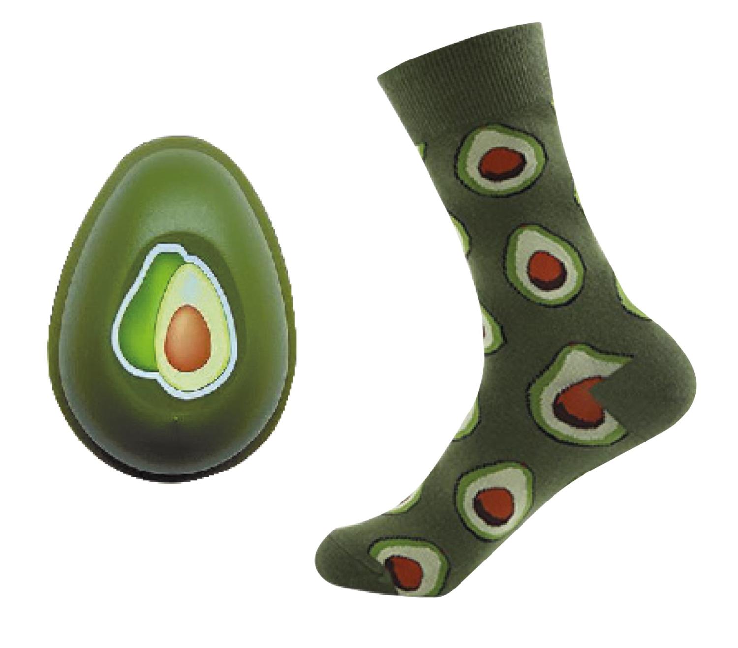 Avocado strømper - En flot grøn strømpe med Avocado på.