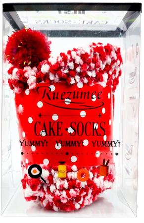 CAKE - socks. Sokker der er pakket ind, så de ligner en kage.