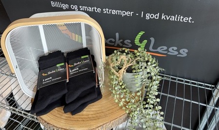 Sorte bambus strømper