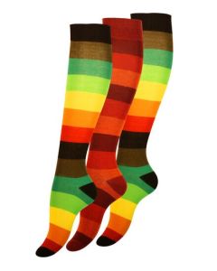 3-pak knæstrømper til damer 39-42