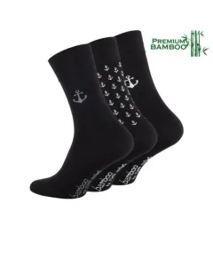 3 par Bambus business sokker med anker 39-42