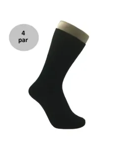 4 par Sorte Strømper 42-46