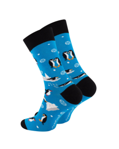 Cool Pingvin Sokker – Blå 41–45