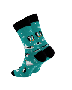 Cool Pingvin Sokker – Grøn 36–40