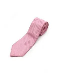 Lyserødt Slips med striber