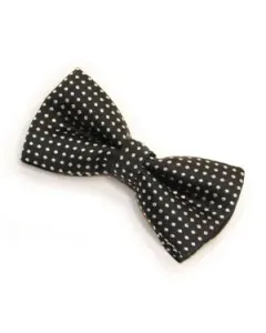 Sort Børnebutterfly med sølvprikker