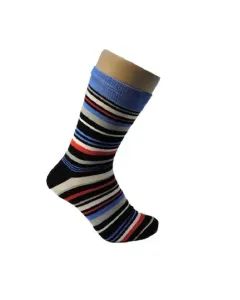 Stribede strømper Grå/blå 39-46