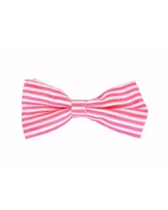 Candy stribet butterfly i pink og hvid