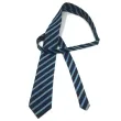 Blåt kvalitets slips med blå striber
