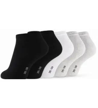 Stark Soul® Budget 5-pak ankelstrømper – bomuld Str. 35-38
