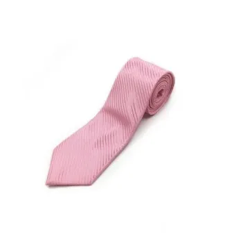 Lyserødt Slips med striber