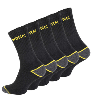 Work arbejdsstrømper 5 pak – Str. 43–46