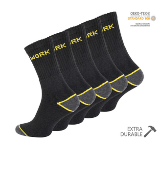 Work arbejdsstrømper 5 pak – Str. 39–42