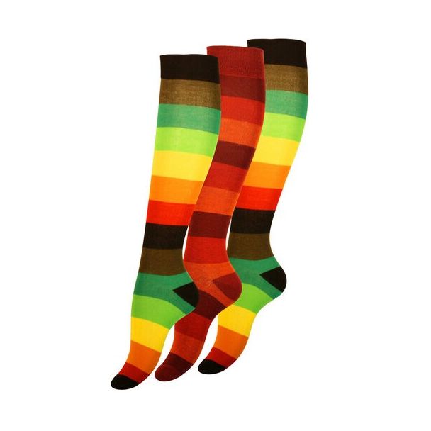 3-pak knæstrømper til damer 39-42