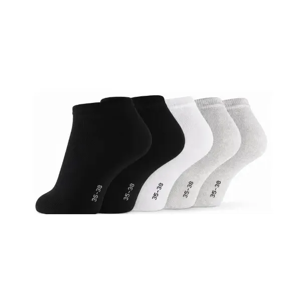 Stark Soul® Budget 5-pak ankelstrømper – bomuld Str. 35-38