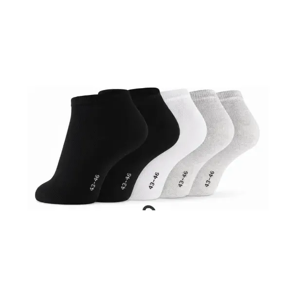 Stark Soul® Budget 5-pak ankelstrømper – bomuld Str. 43-46